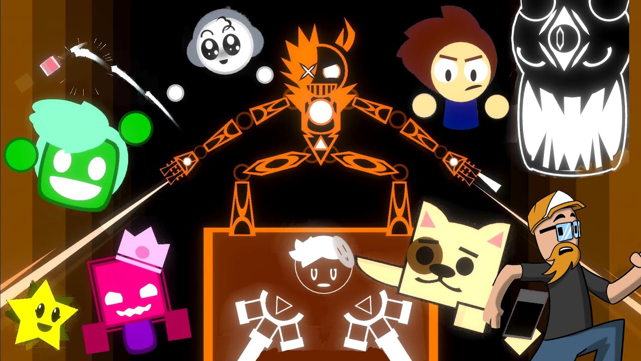 Node | Almost Every Project Arrhythmia Custom Boss Battle In One Level