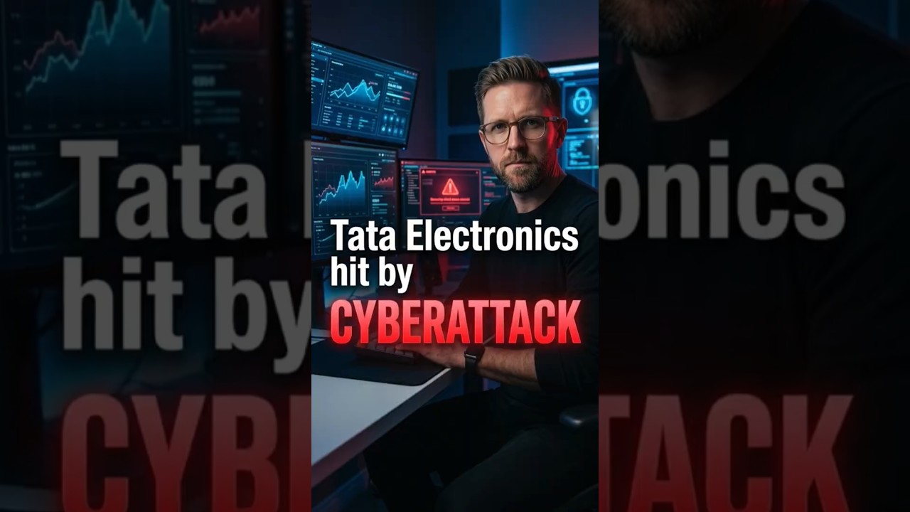 Tata Electronics Hit by Cyberattack! #Apple & #Tesla Linked? #TataElectronics #CyberAttack #India
