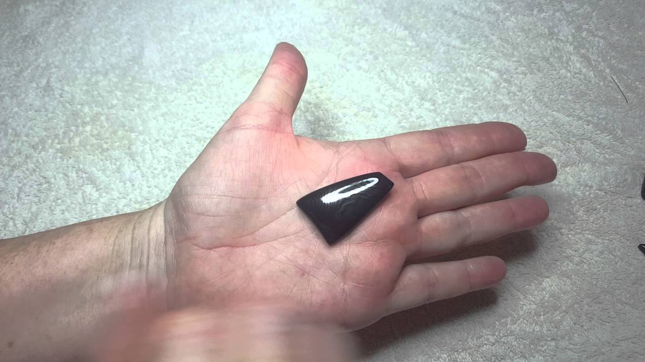 Psilomelane Gemstone Cabochon