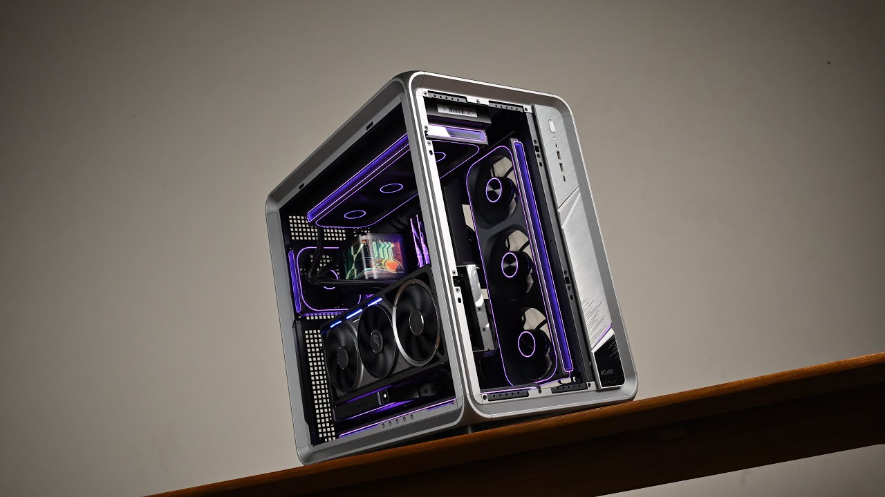 This is the coolest metal computer ever！！9950X3D｜RTX5090｜X870E HERO