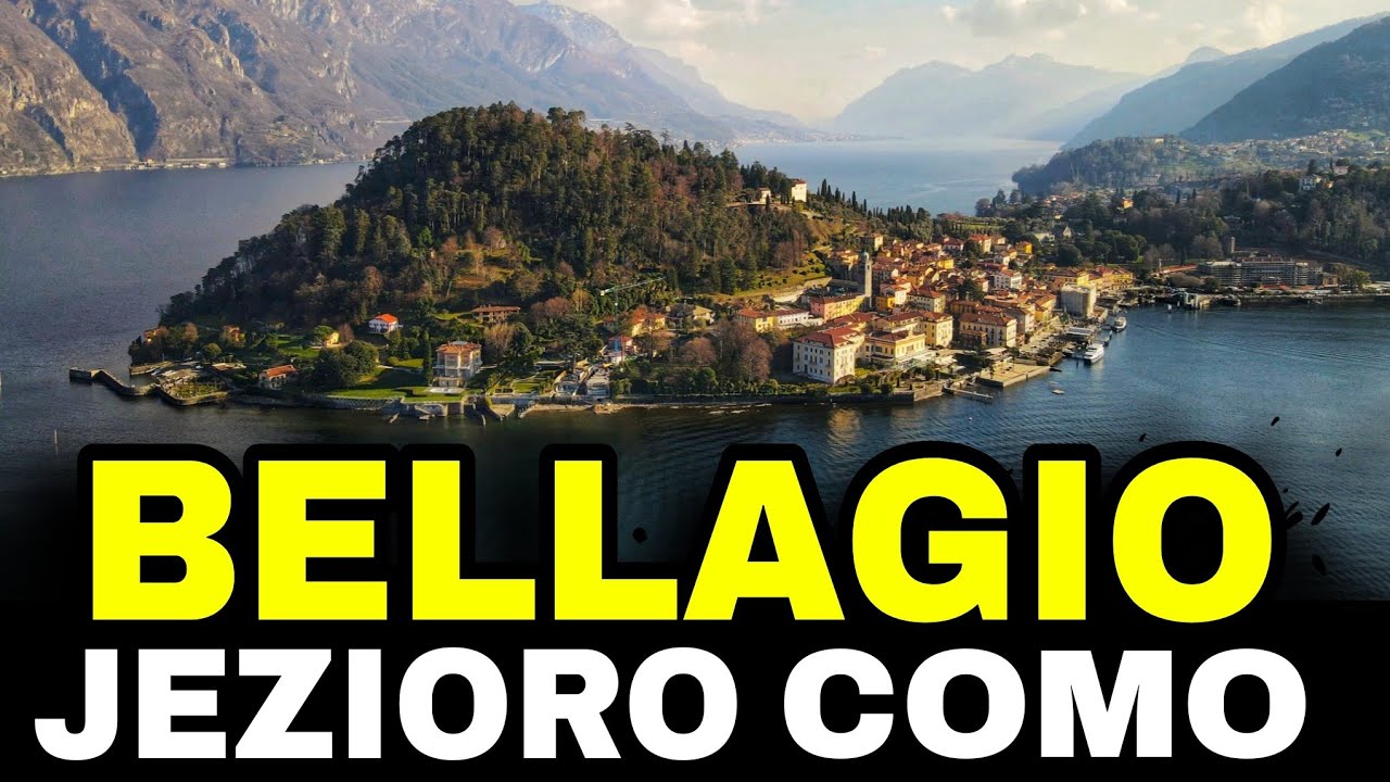 🇮🇹Perła Jeziora Como &ndash; Bellagio,wskaz&oacute;wki , prom, pizza i mega ujęcie z drona Cz.3 