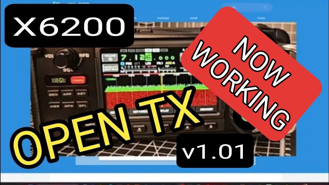 XIEGU X6200 - ОТКРЫТЫЙ TX (работает с прошивкой v1.01)