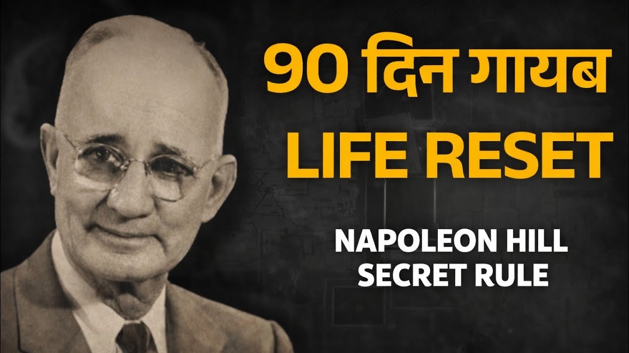  Napoleon Hill Hindi Motivation | 90 दिन गायब Life Reset 