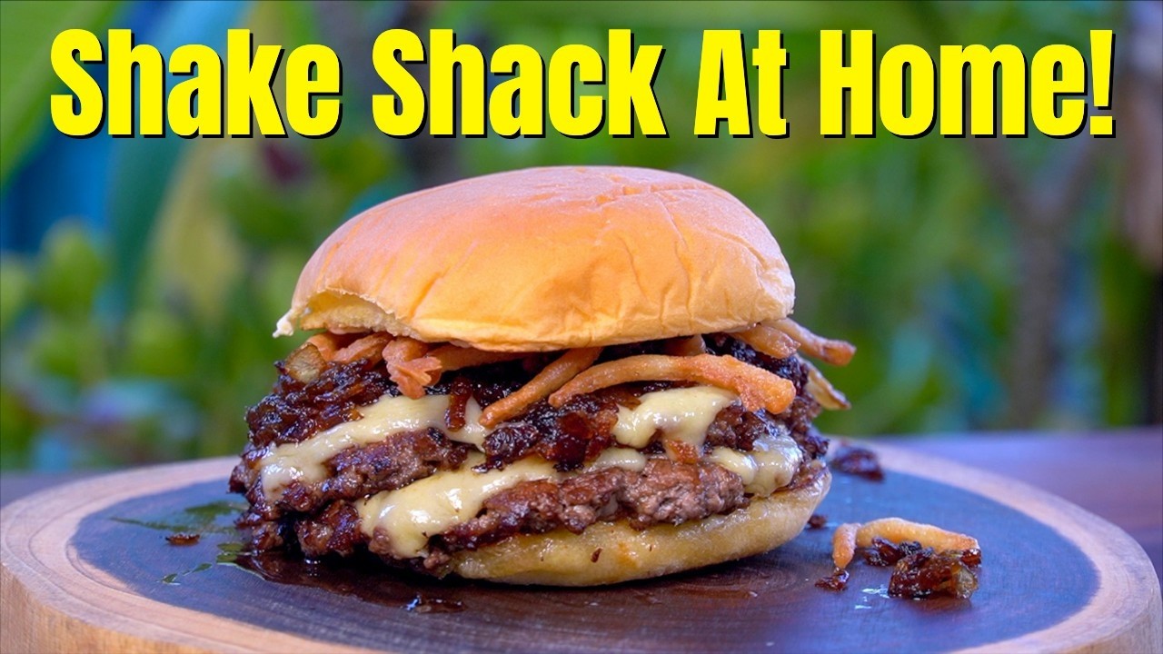 Рецепт французского лукового бургера от Shake Shack! | Ограниченное по времени меню бургеров!