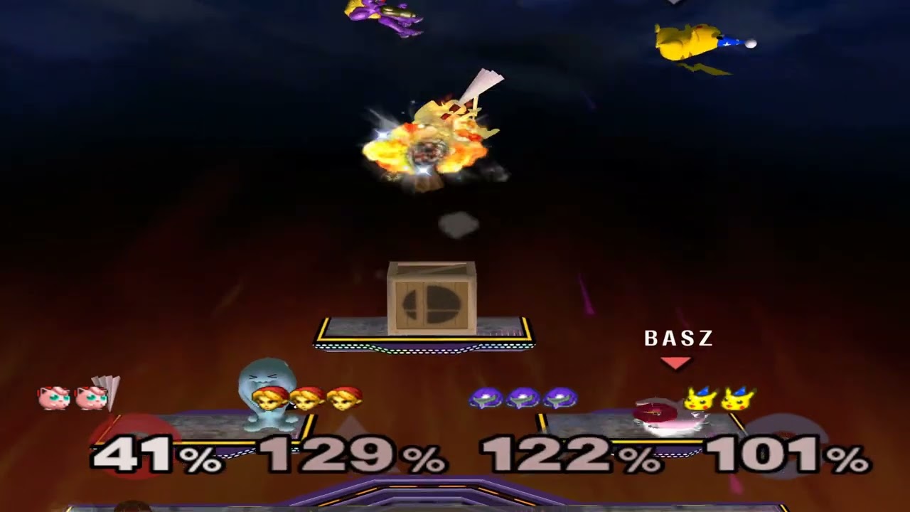 Super Smash Bros Melee (GCN) Melee VS Stock Team Match #121