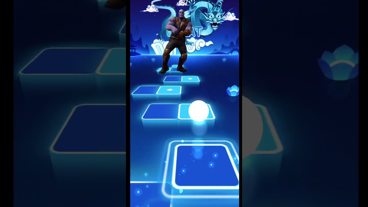 Thanos | Tiles Hop EDM Rush #shorts