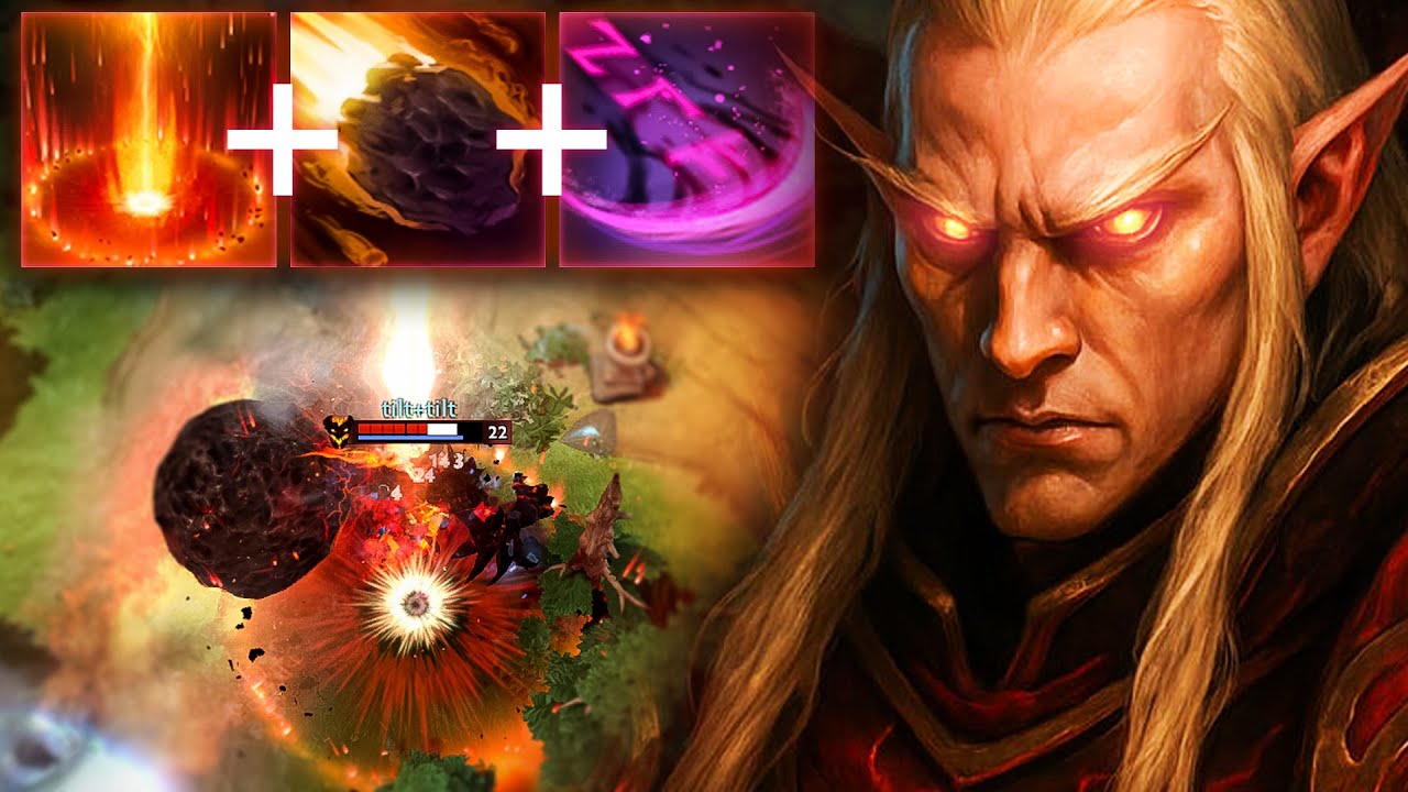 BUYER on SF?? Invoker EZ DESTROYS!!  Dota 2 Invoker