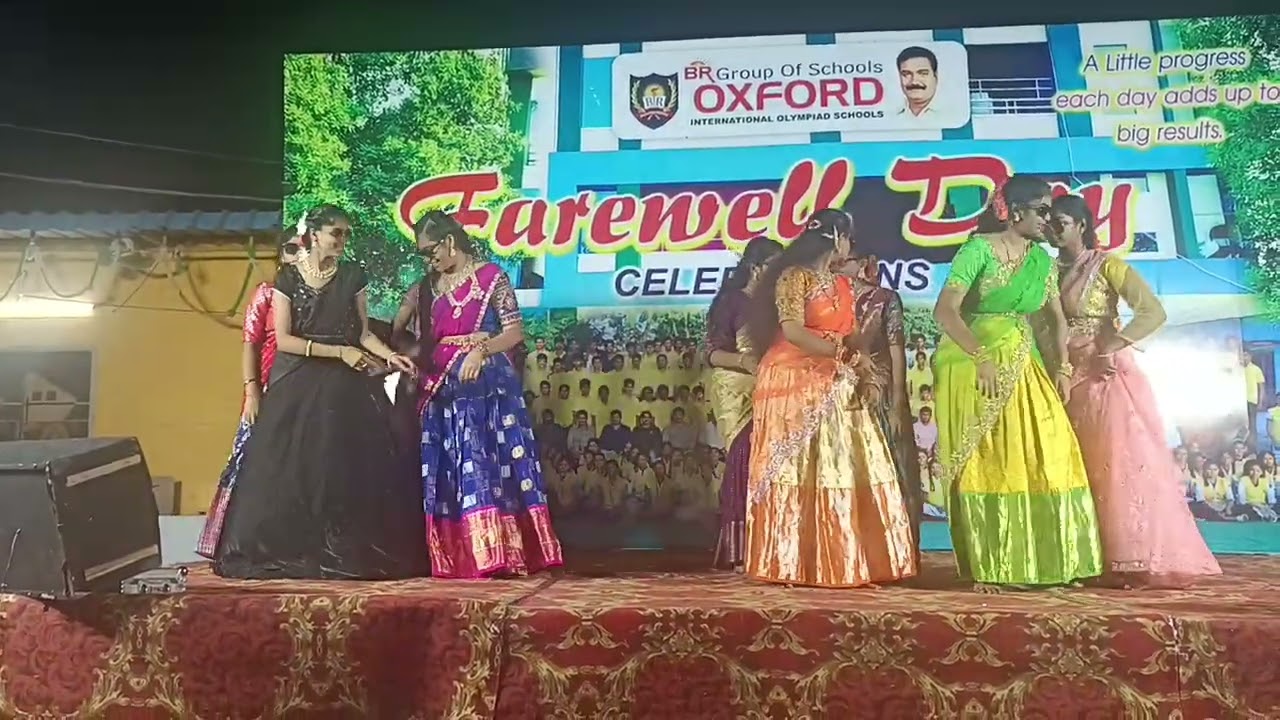 Farewell day celabraction's in Br oxford school kandukur 2024-25