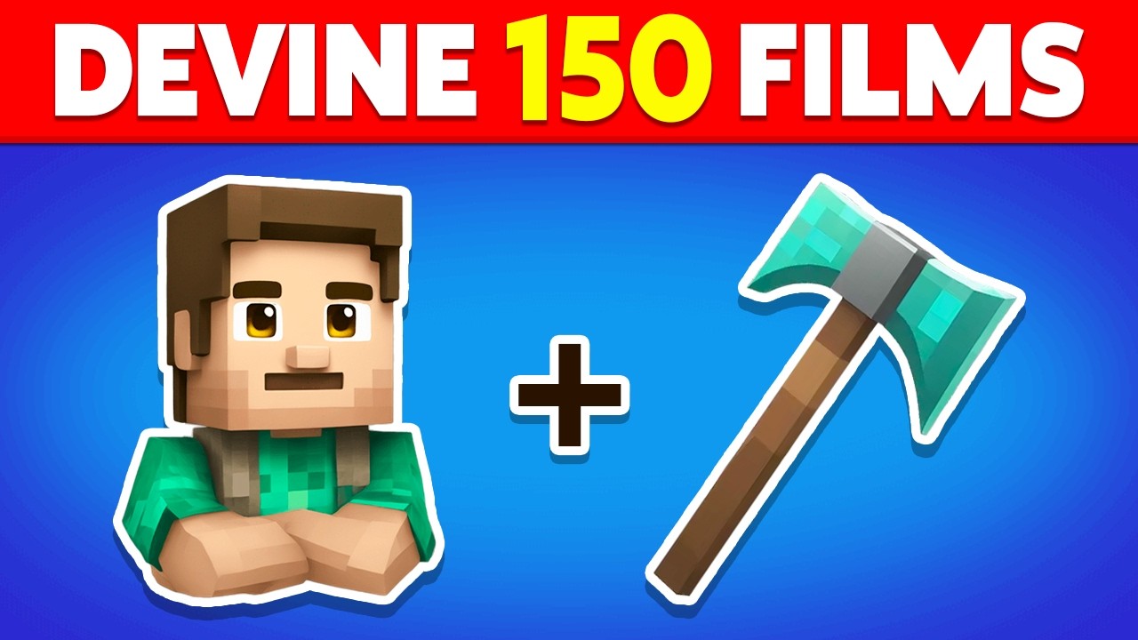 Devine 150 FILMS en ÉMOJIS 🍿✅ | Quiz Émoji Films | Minecraft 💎 Sonic 3 🦔 Squid Game 2 🦑