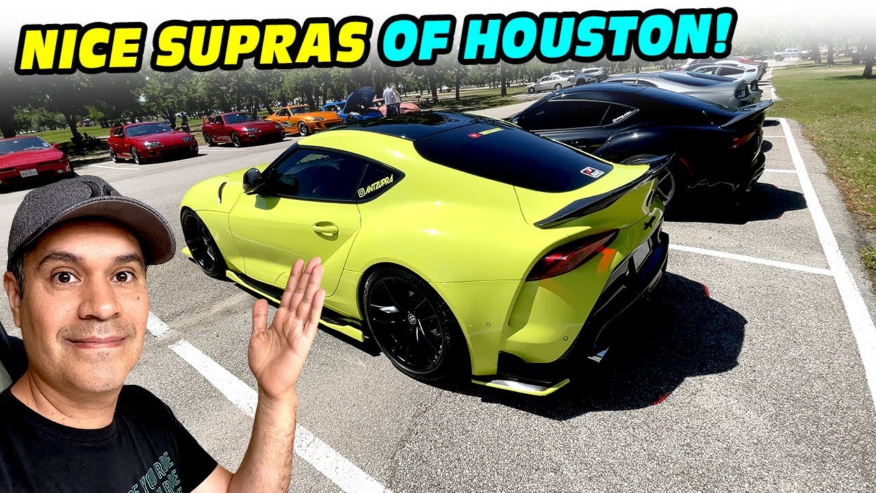 AMAZING SUPRAS! Houston Supra Club - Car meet