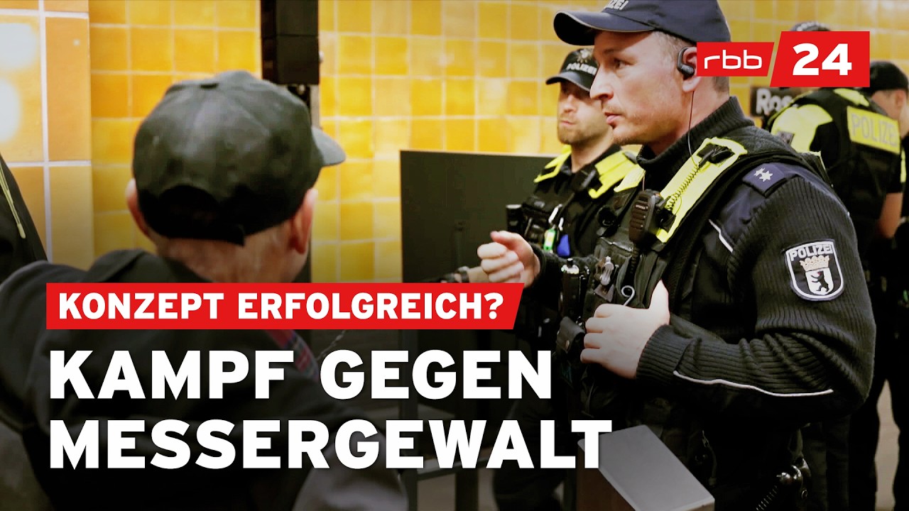 Messerverbotszonen in Berlin: Polizei zieht Bilanz zum Jahresende