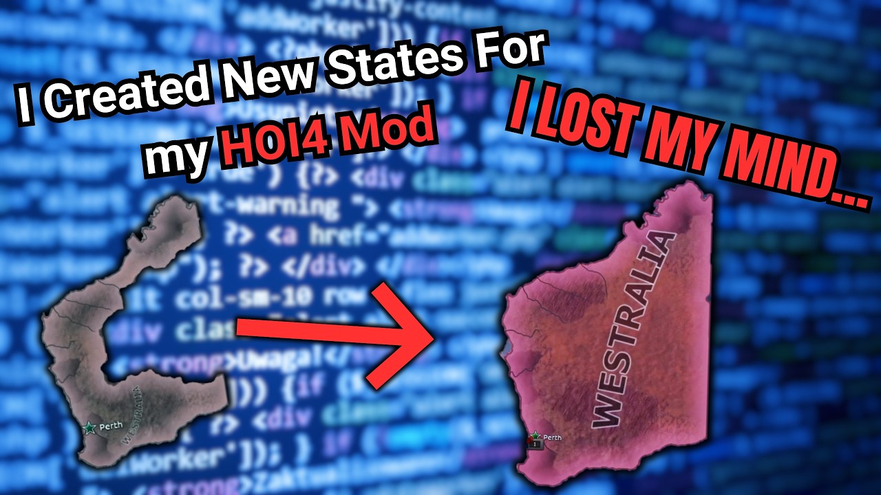Я создал новые штаты для своего мода HOI4 | Моддинг, эпизод 4