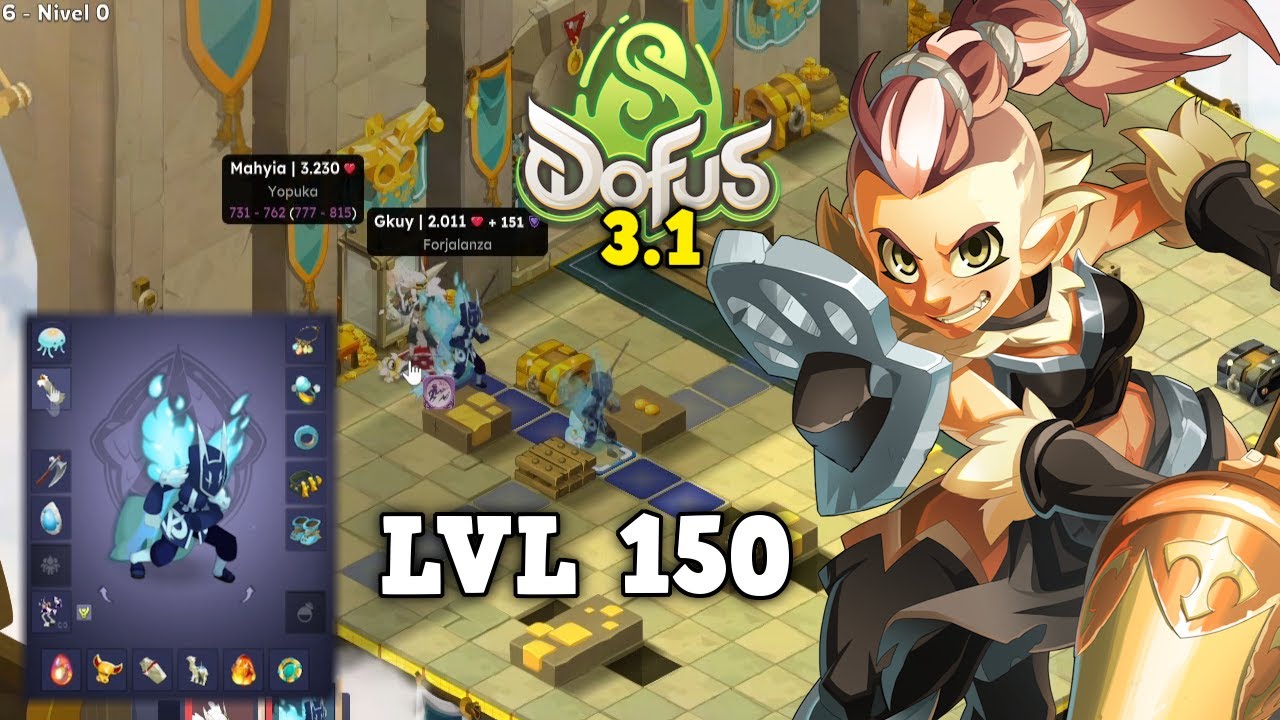 [DOFUS 3.1] VOLVÍ A JUGAR KOLISEOS CON MI FORJALANZA 150 y ...