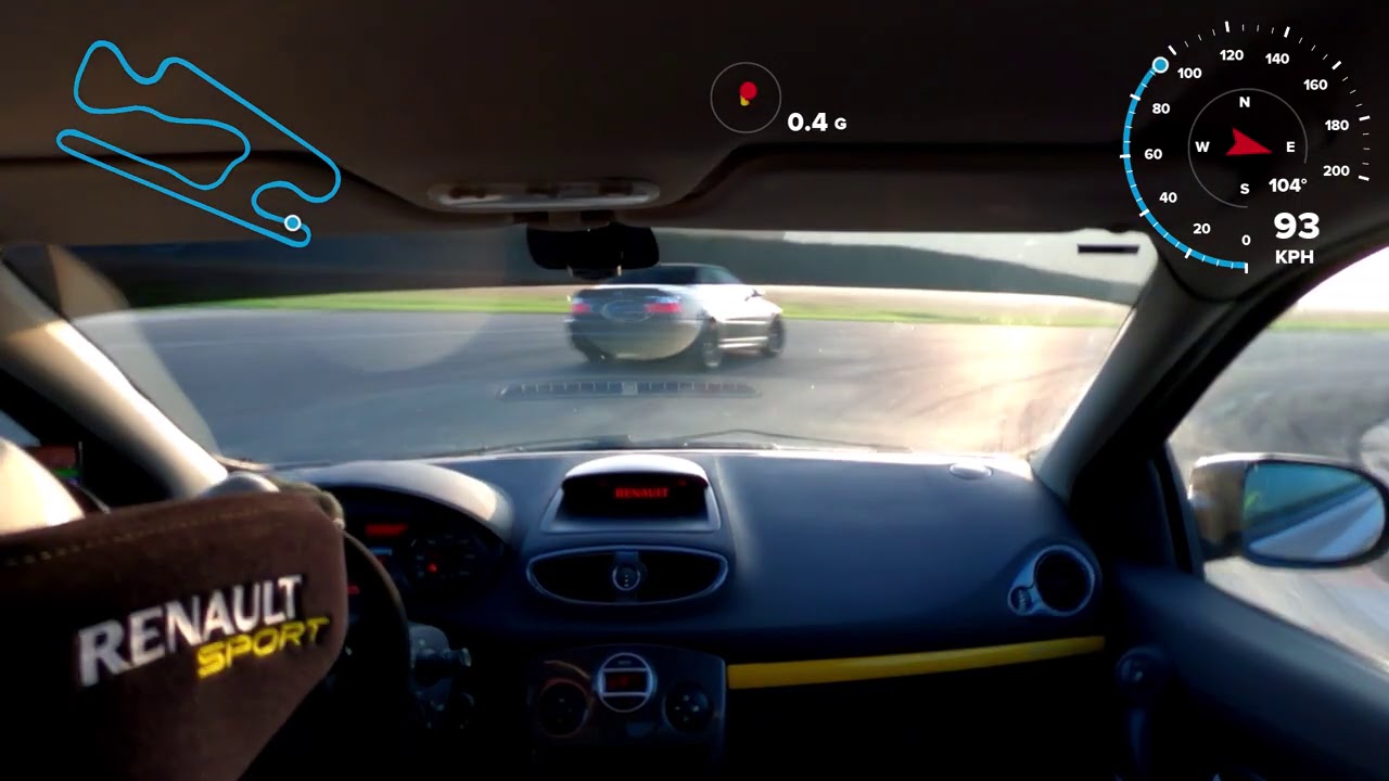 Silesia Ring Clio 3RS vs. BMW M3 Lap Time: 2,01