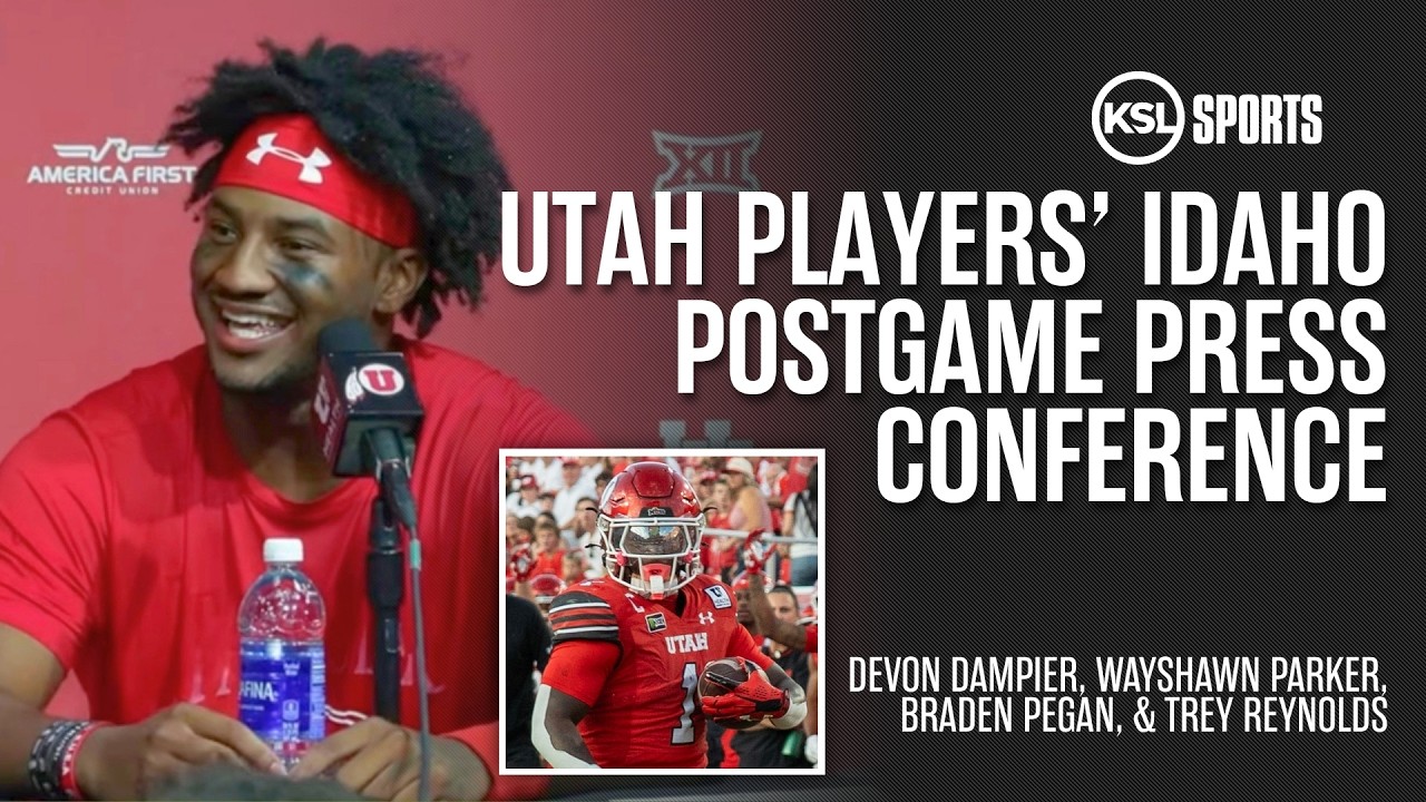 QB Devon Dampier i zawodnicy Utes komentują zwycięstwo 66-14 nad Idaho | KSL Sports