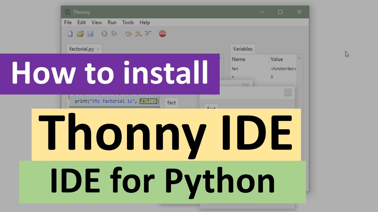 How to Install Thonny IDE on Windows
