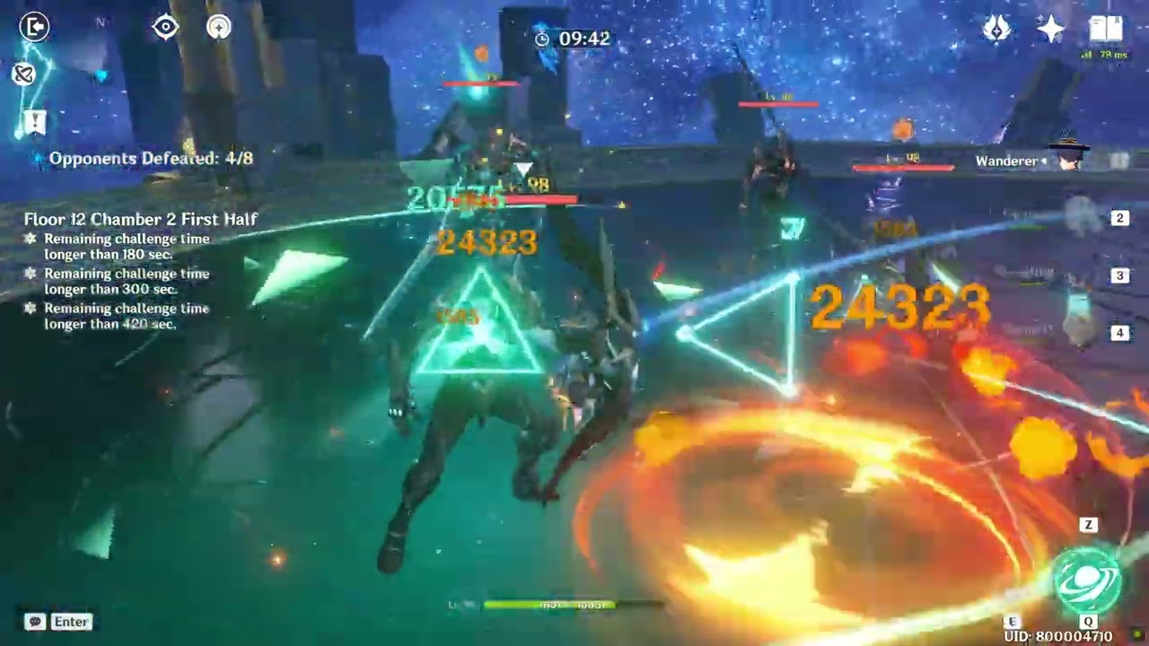 C0 Wanderer with C6 Faruzan  Godly Duo Abyss run