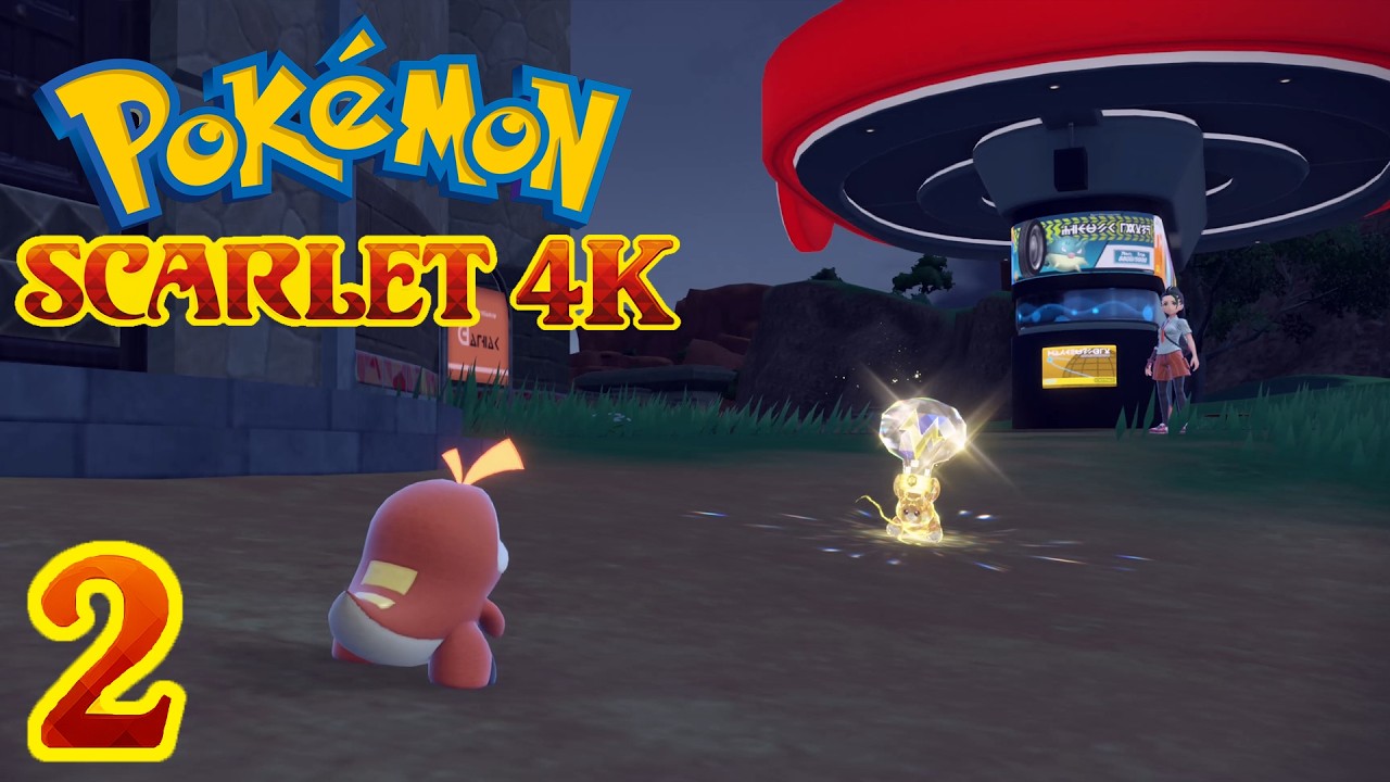 Pokémon Scarlet 4K Playthrough (2) South Province Area One