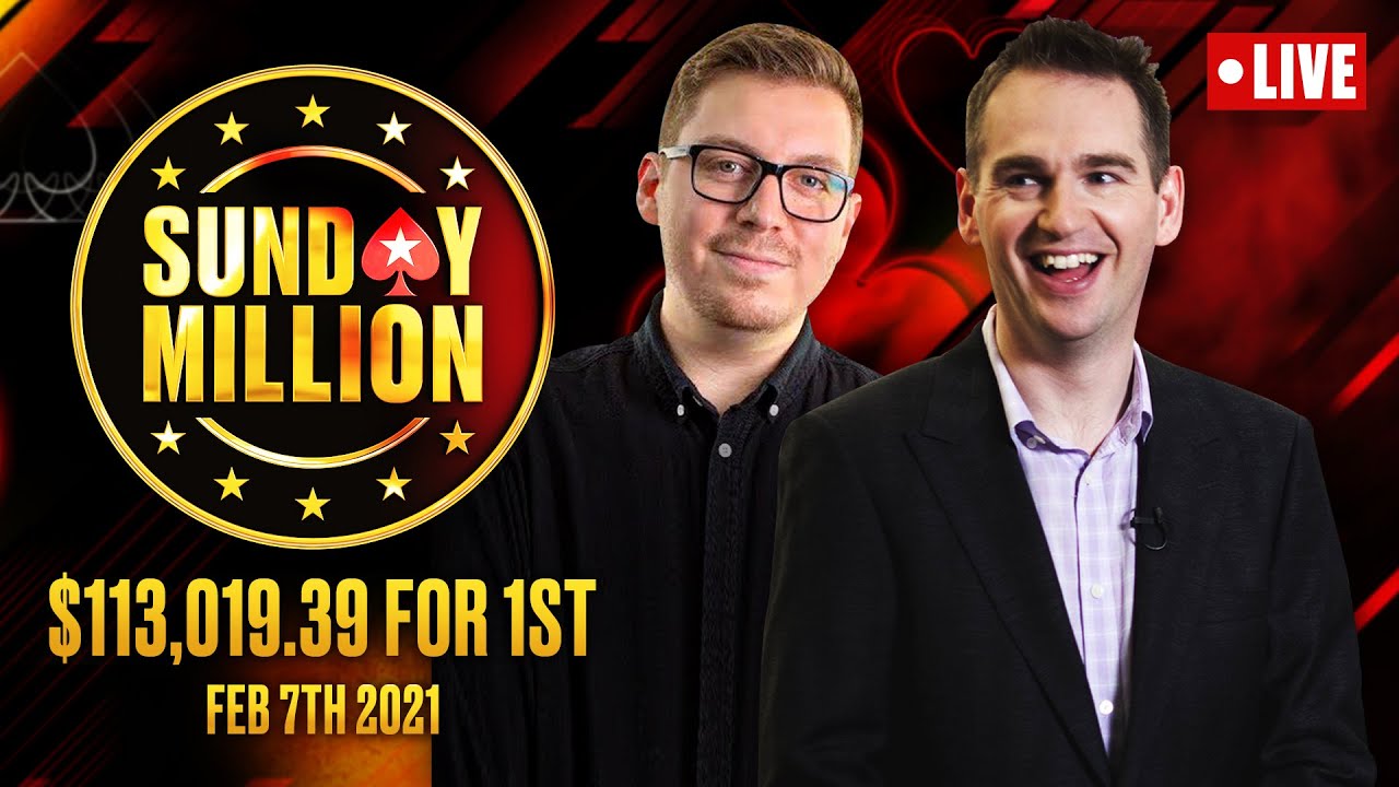FINAL TABLE - Sunday Million 1M Gtd - Day 2 &spades;️ James Hartigan & Nick Walsh &spades;️ PokerStars