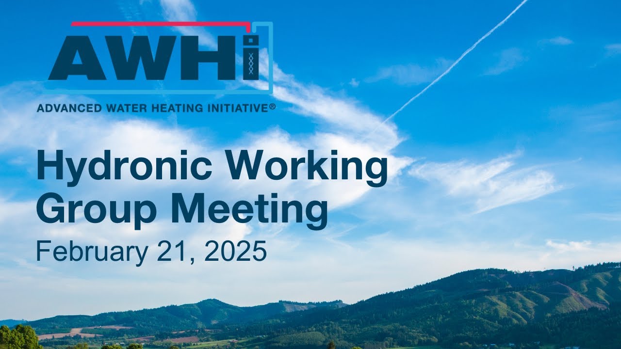 HYDRONIC WG Meeting Feb 2025