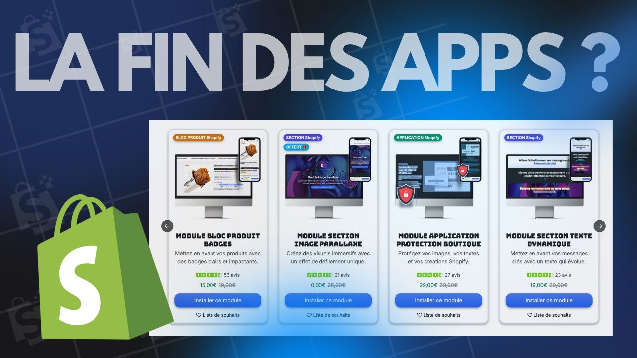 La fin des applications sur Shopify ?