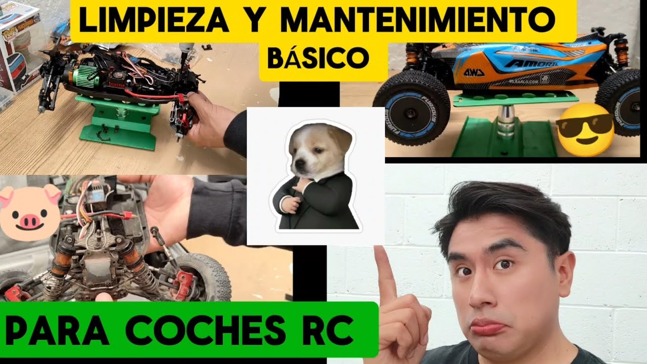 CÓMO HACER LA LIMPIEZA Y MANTENIMIENTO BÁSICO A LOS COCHES RC