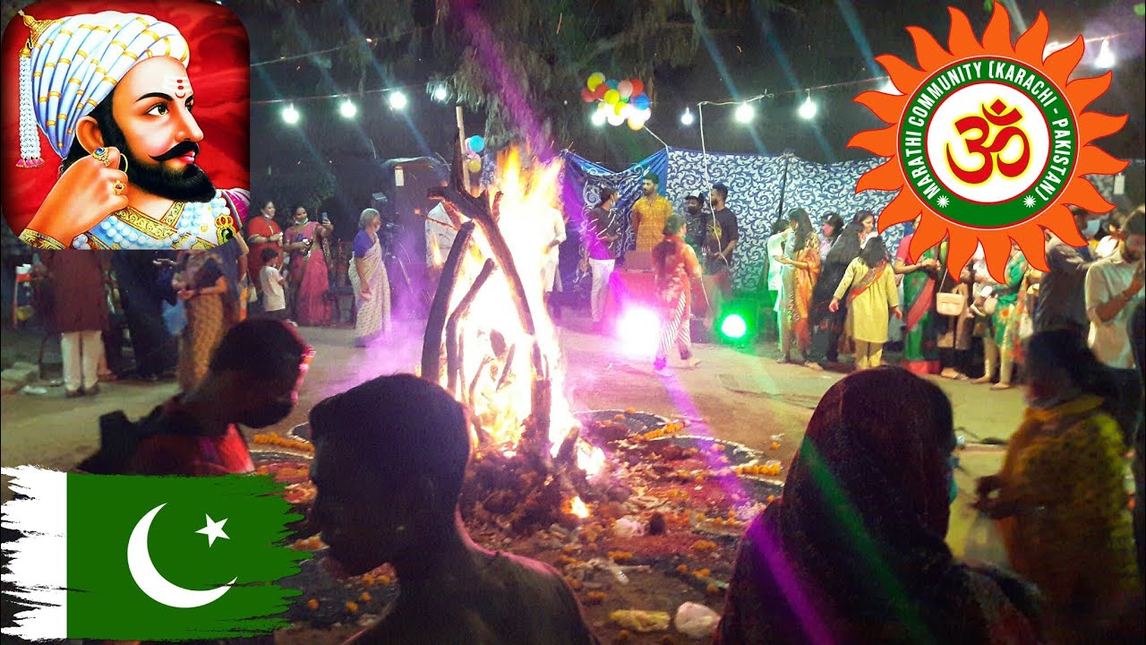 Marathi Commuity of Karachi-Pakistan celebrating Holi 2021.