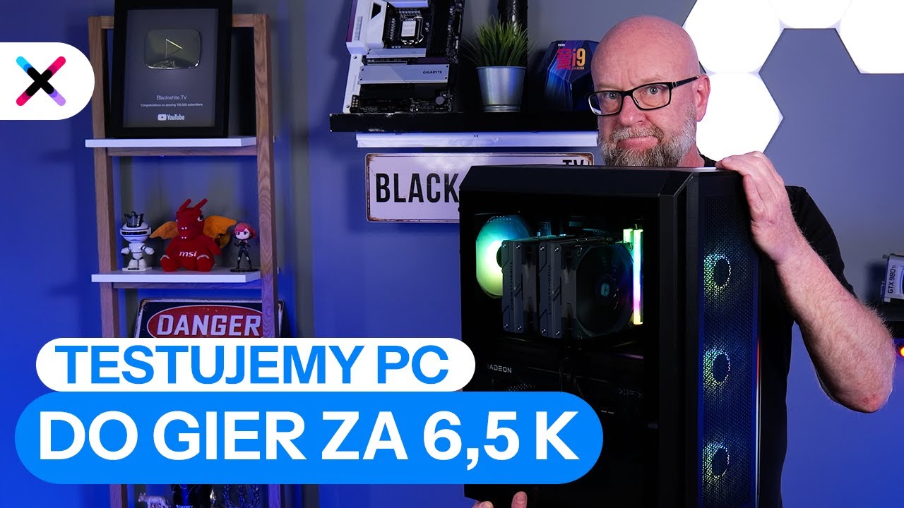 KOMPUTER za 6500 zł do GIER &mdash; Testy, FPS-y, pob&oacute;r prądu! 🔥 @bIackwhiteTV