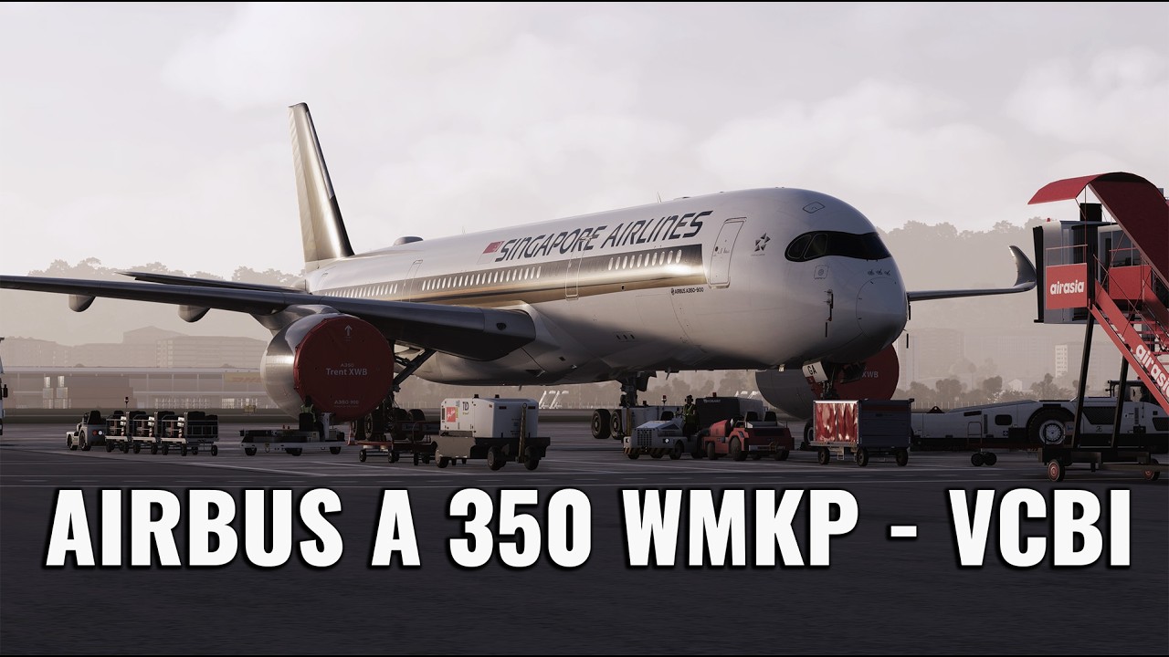 AIRBUS A 350  PENANG MALEZJA - BANDERANEIKE SRI LANKA MSFS24