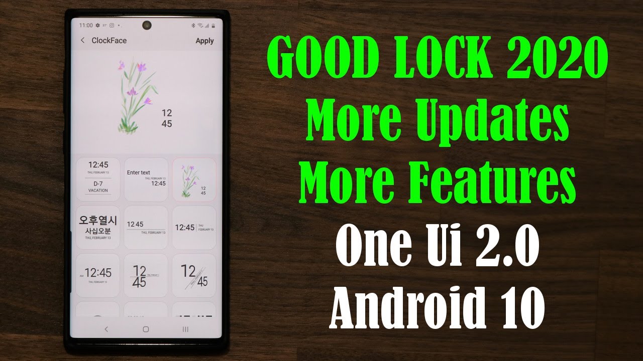 Good Lock 2020 - More Updates Released! (Android 10 and One UI 2.0)