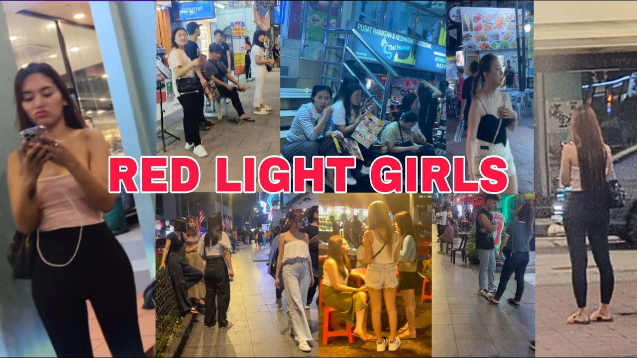 At Red Light Girls in Bukit Bintang, Kuala Lumpur, Malaysia👯‍♀️👩🏻‍🦰@LONDON.CITYTOUR @PeekHike