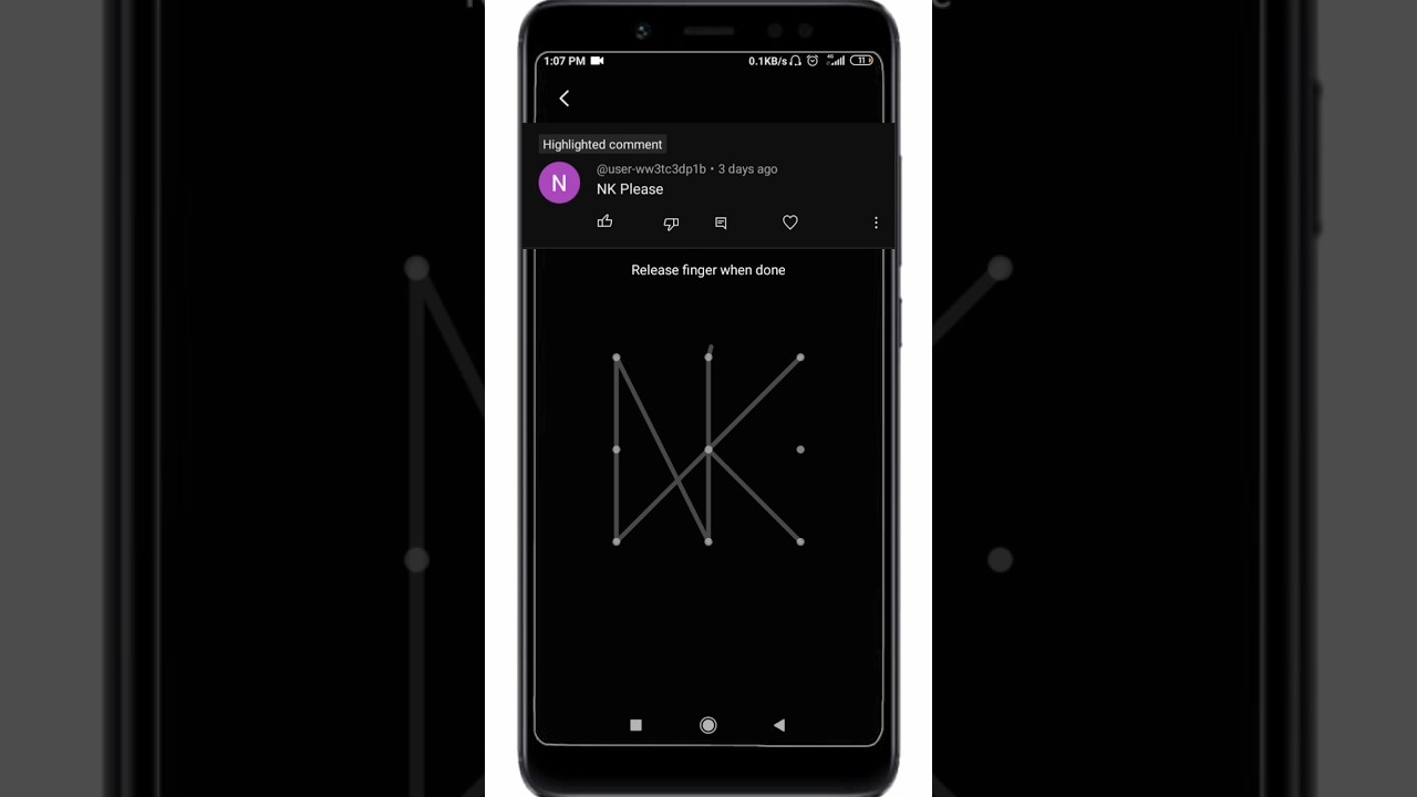 NK pattern lock | comment Your name 💥 | stylish pattern lock | hard pattern lock for mobile