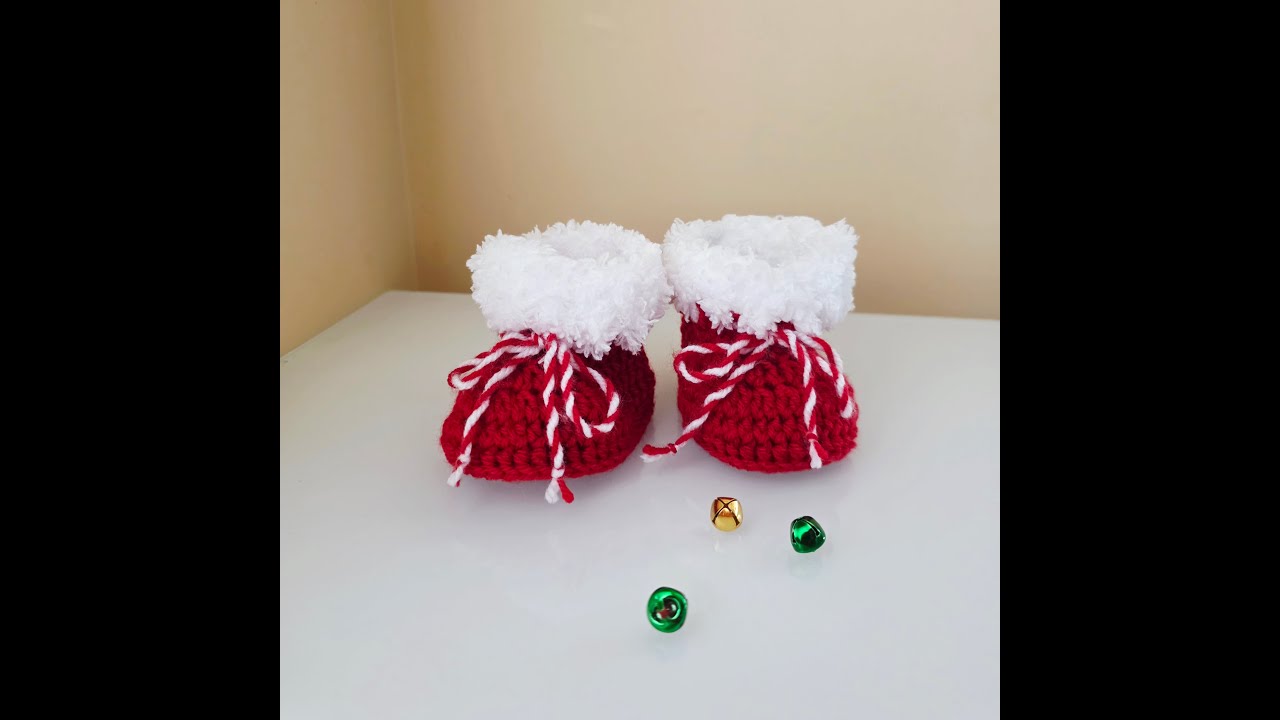 Super easy Santa Baby Booties