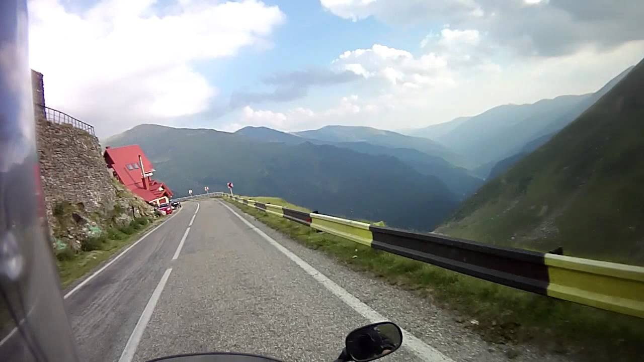 The Transfăgărășan, DN7C, BMW K 1300 GT in Romania