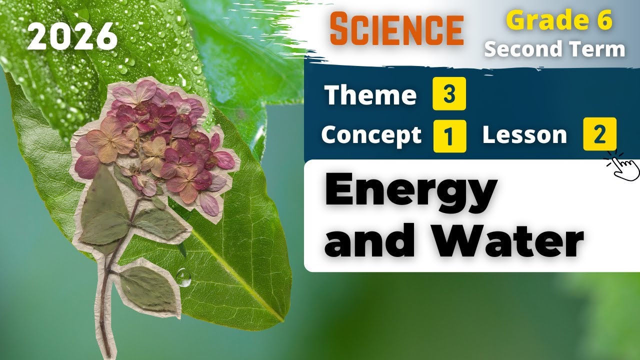 Energy and Water | Grade 6 | Theme 3 - Concept 1 - Lesson 2 | Science