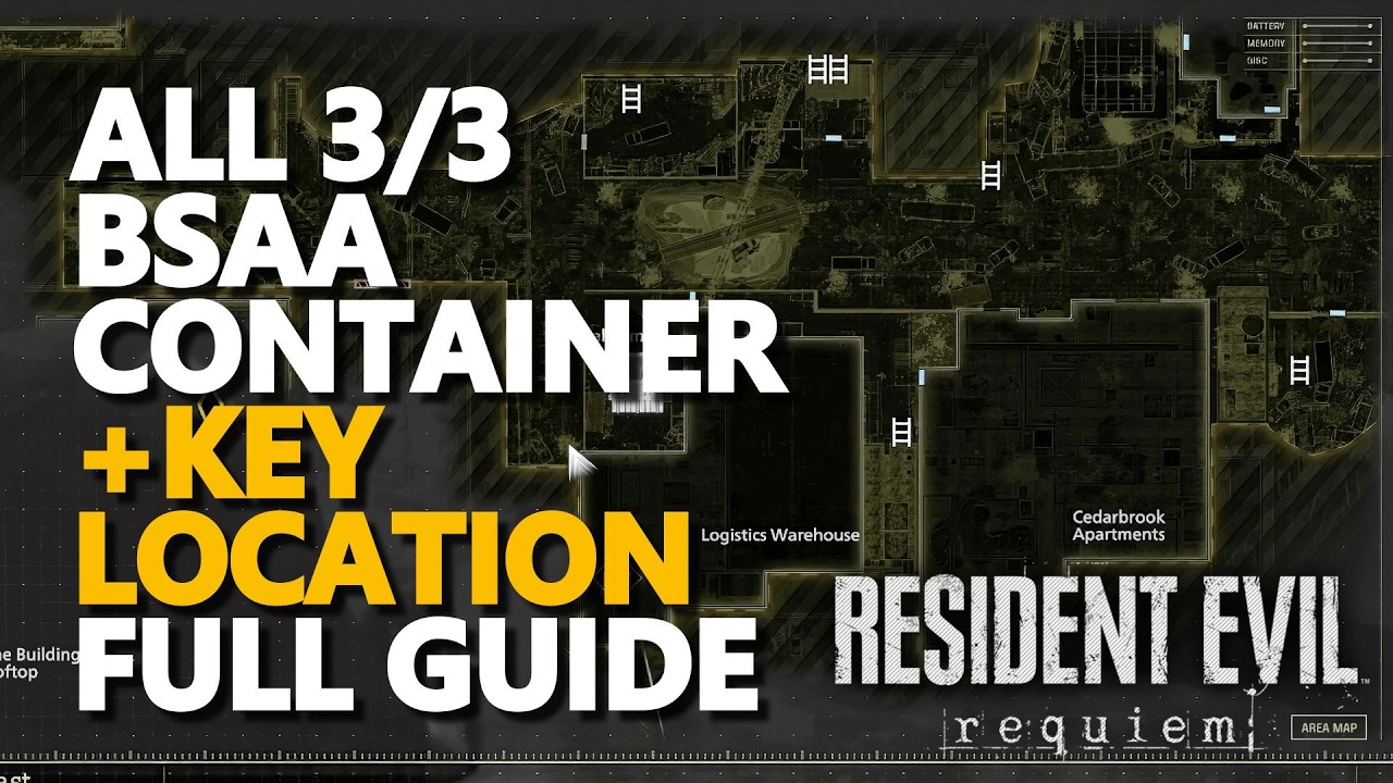 All 3 BSAA Container FULL GUIDE Resident Evil Requiem 9