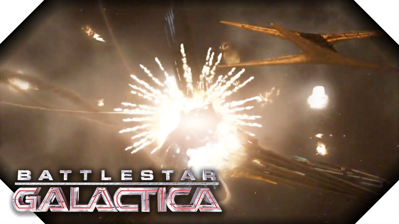 Battlestar Galactica | Resurrection Hub Attack