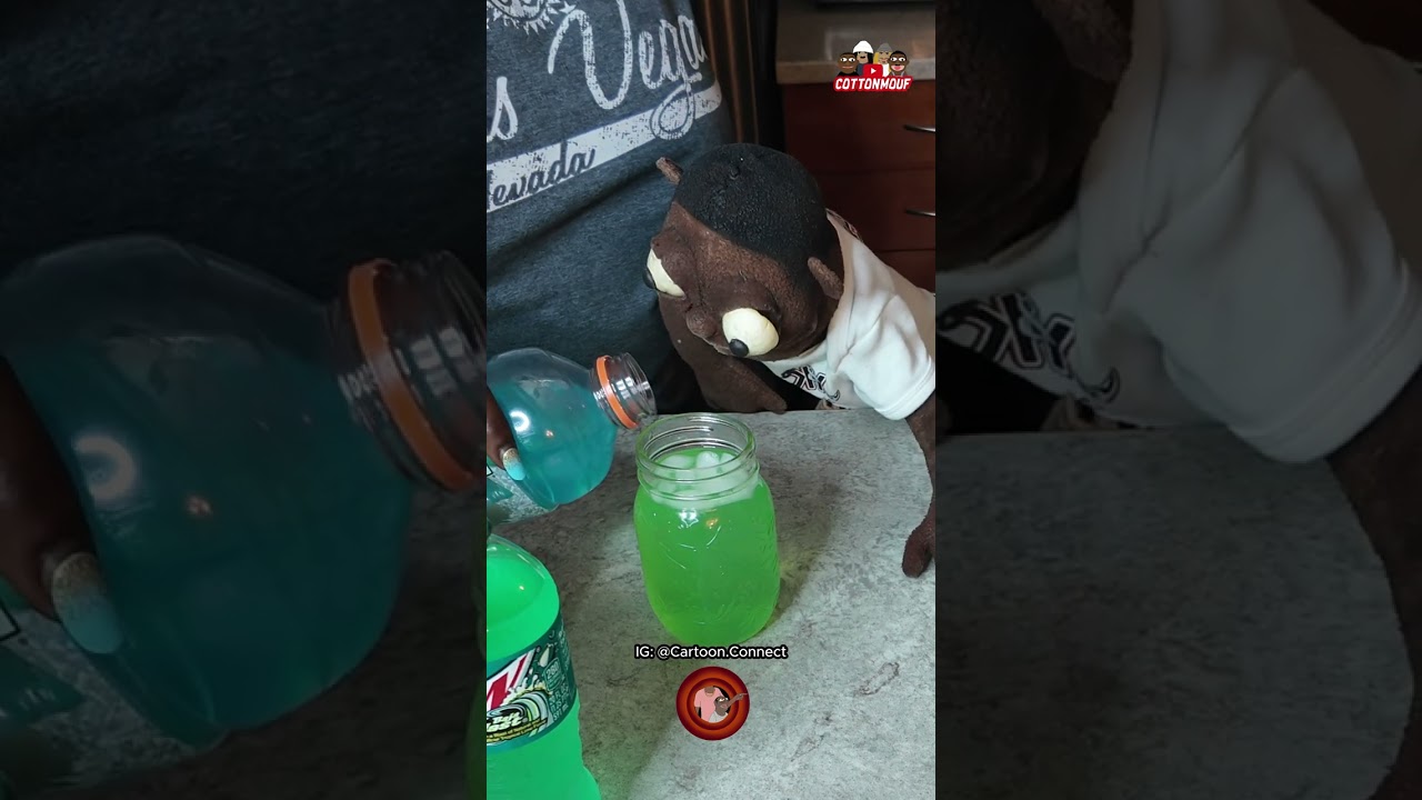 Granny & Duke Try Making Baja Blast 😂😂
