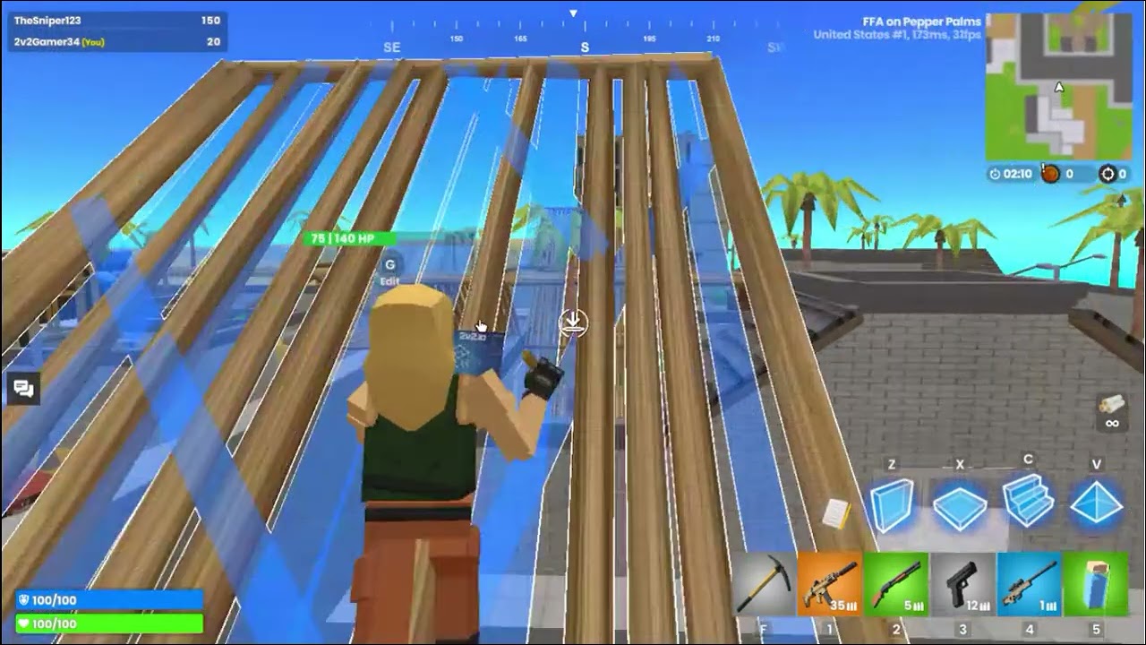 Playing 2v2 (Fake Fortnite:)