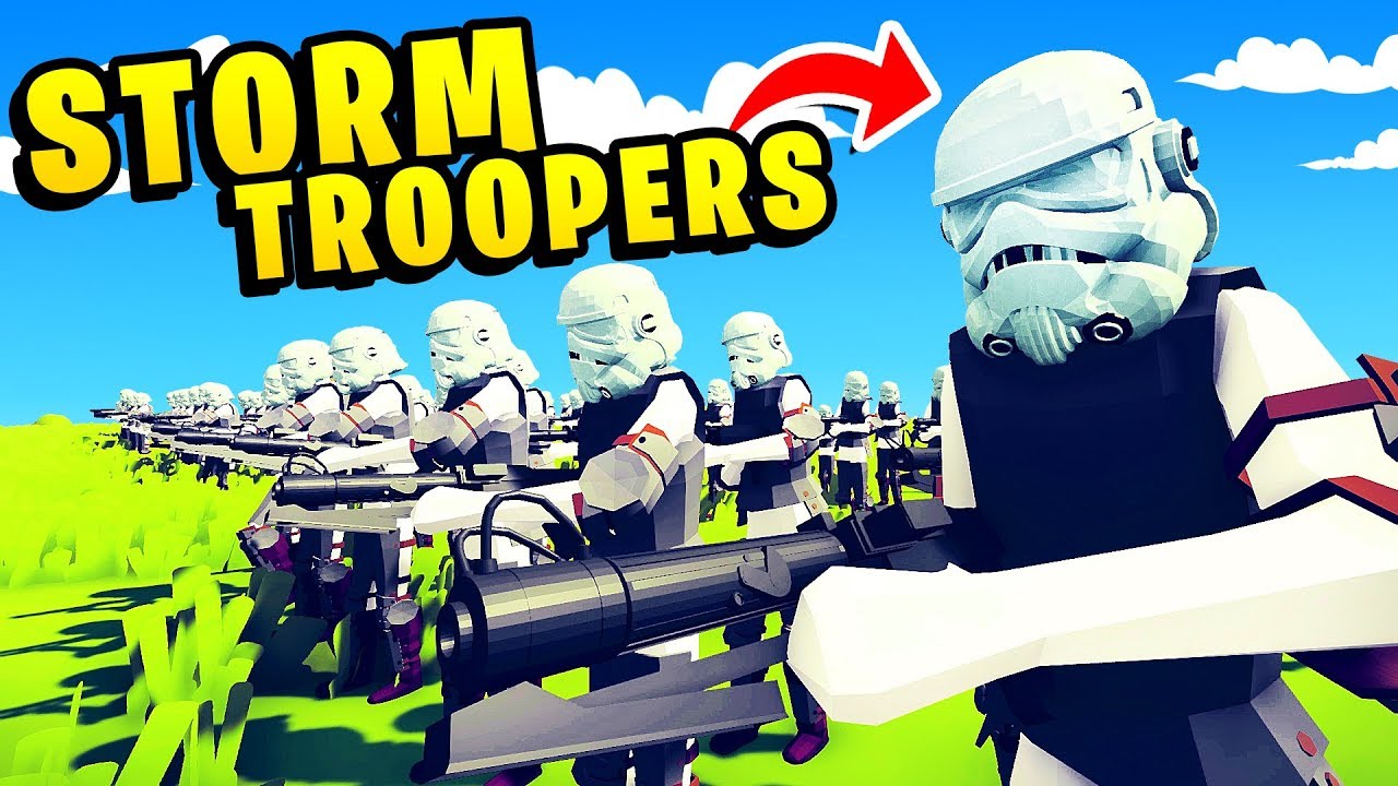 TABS - Star Wars STORM TROOPERS Invade TABS! - Totally Accurate Battle Simulator Mods