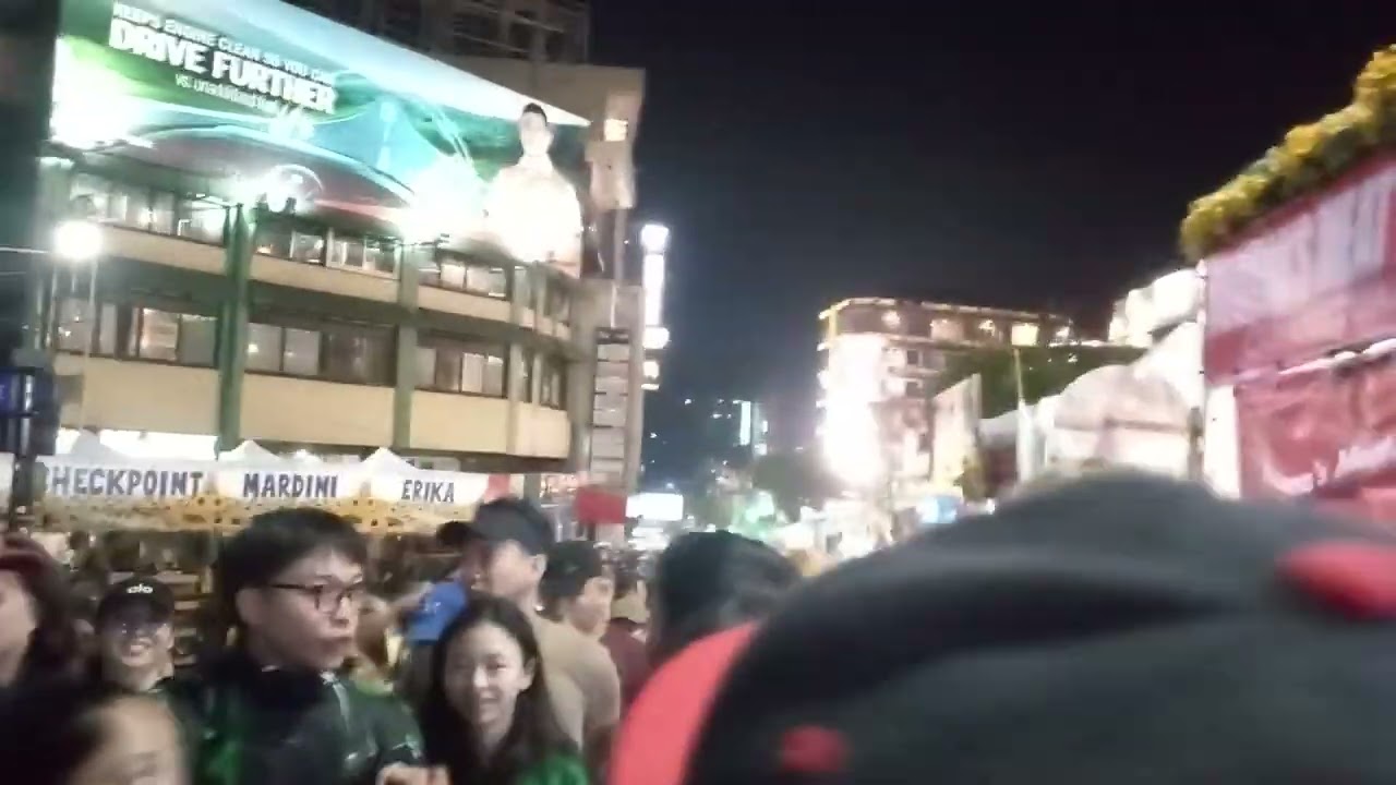 Night market in session road baguio city Philippines march 1 2026