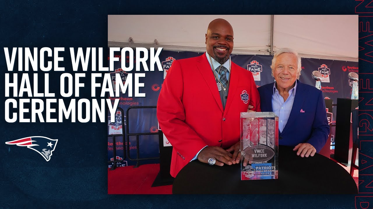 Best Moments from Vince Wilfork Patriots Hall of Fame Induction Ceremony
