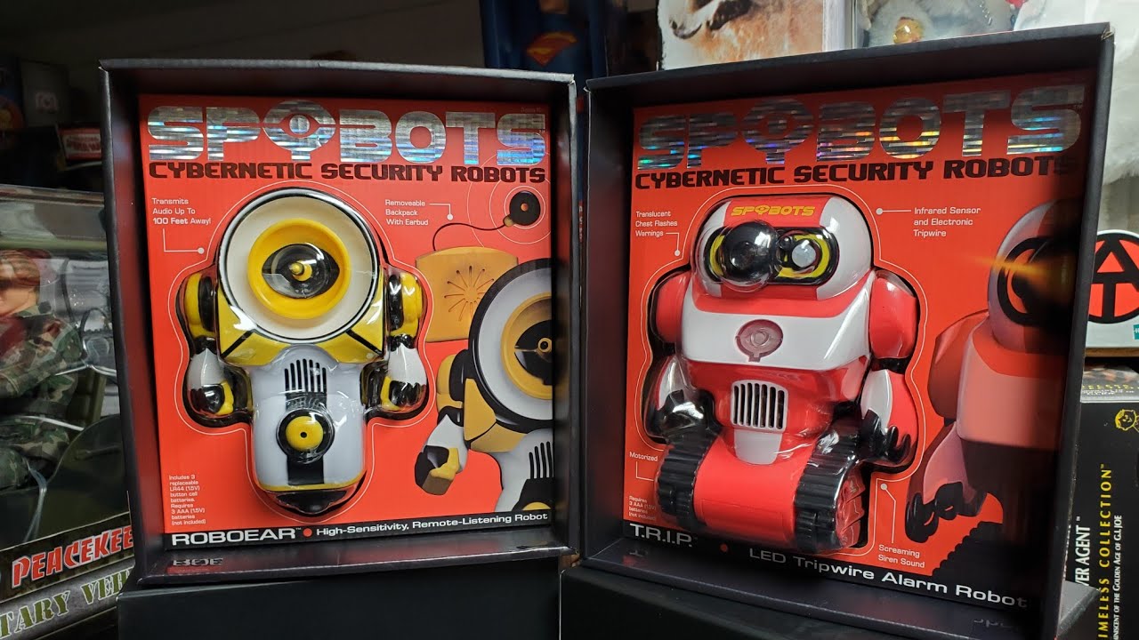 SPYBOTS : T.R.I.P. AND ROBOEAR ROBOTS  !!!