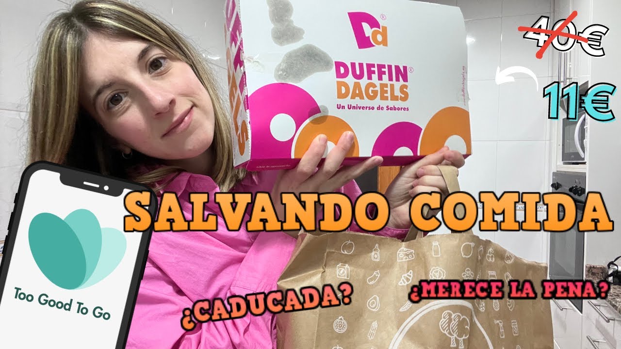 UN DIA SALVANDO COMIDA CON TOO GOOD TO GO ¿merece la pena? | Paula Moon