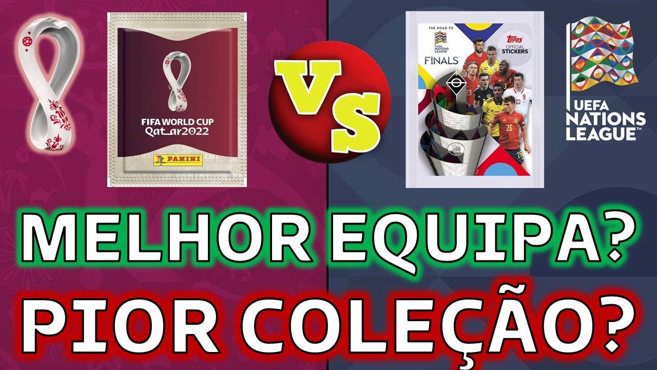 Panini MUNDIAL 2022 vs Topps NATIONS LEAGUE Cromos