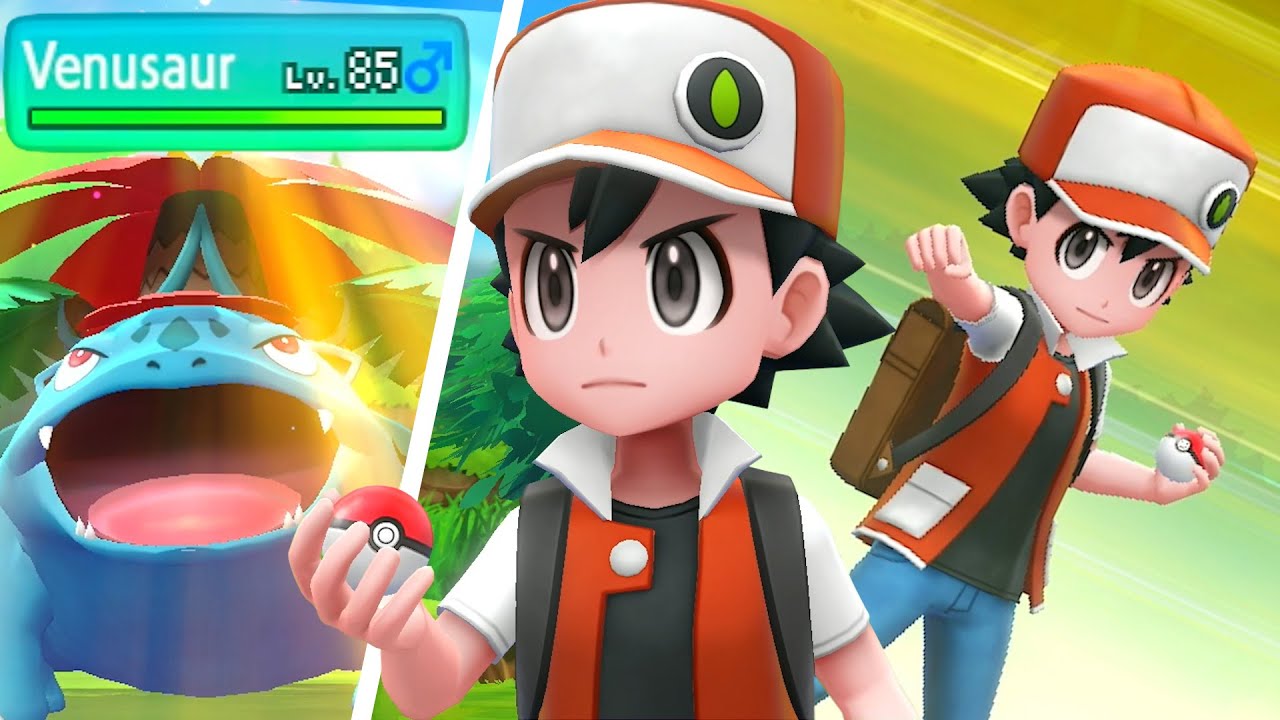 Pokémon Let's Go Pikachu & Eevee - TRAINER RED Battle & Location
