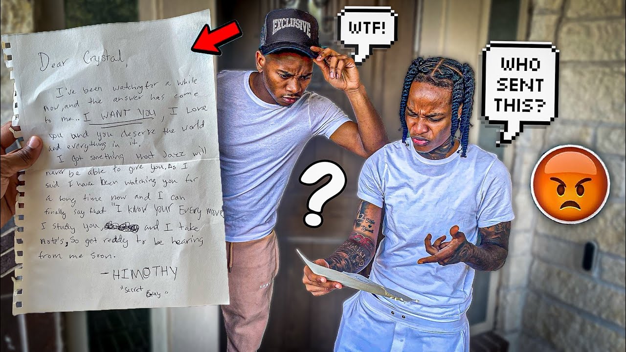 SECRET ADMIRER PRANK ON JAZZ  *gone wrong*