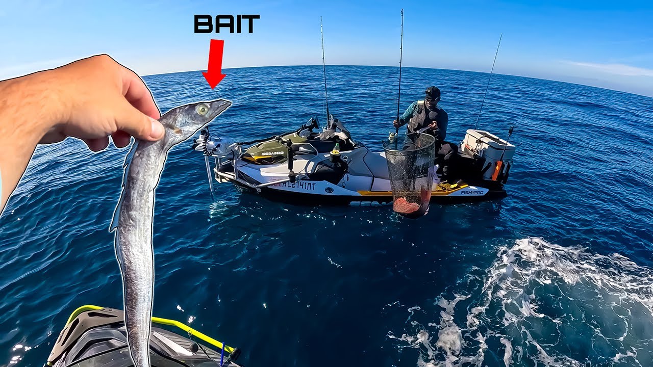 I NEVER Thought I Would Catch THIS Using a CRAZY Looking Bait! Jet Ski Fishing OFFSHORE!!