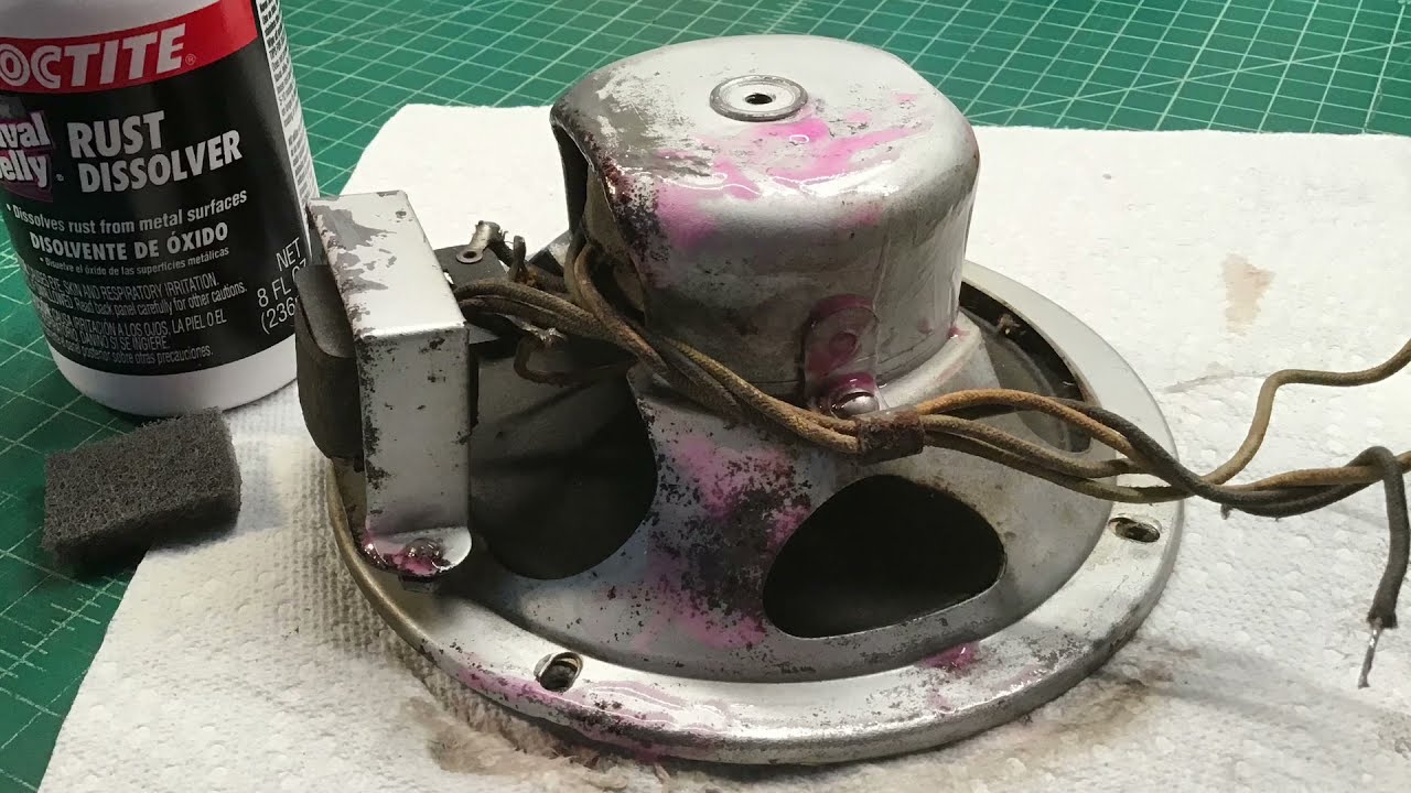 Zenith 707 - Loudspeaker De-rusting, Disassembly & Next Steps