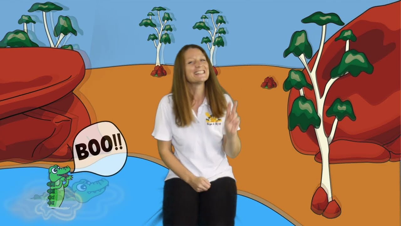 Children's Key Word Signing (KWS) - I'm a Crocodile